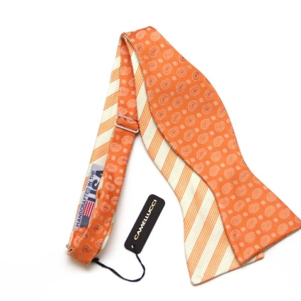 NWT Men's bow tie Silk Self - tied Bow tie‎ Gift Box SR436 Mens gift